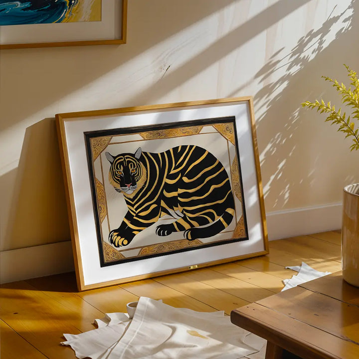 Golden Stripes Elegance