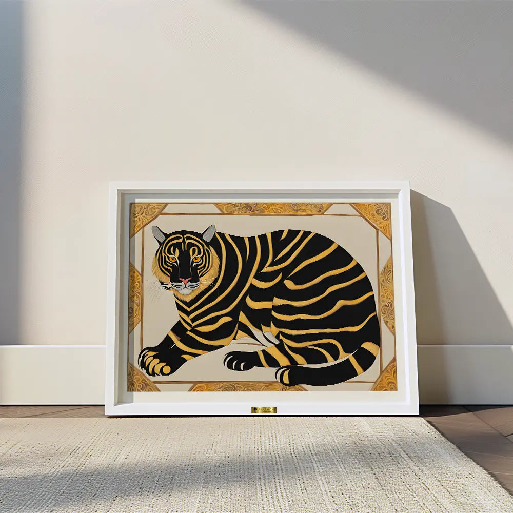 Golden Stripes Elegance