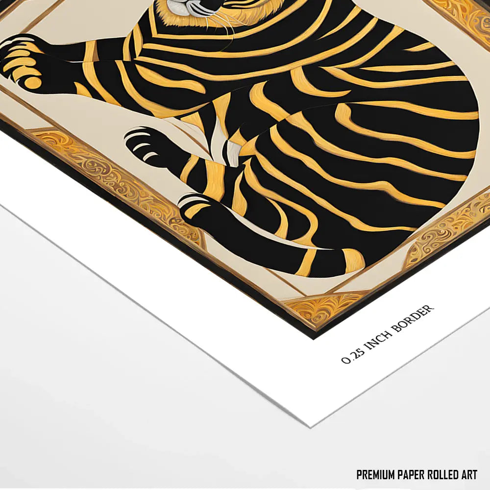 Golden Stripes Elegance