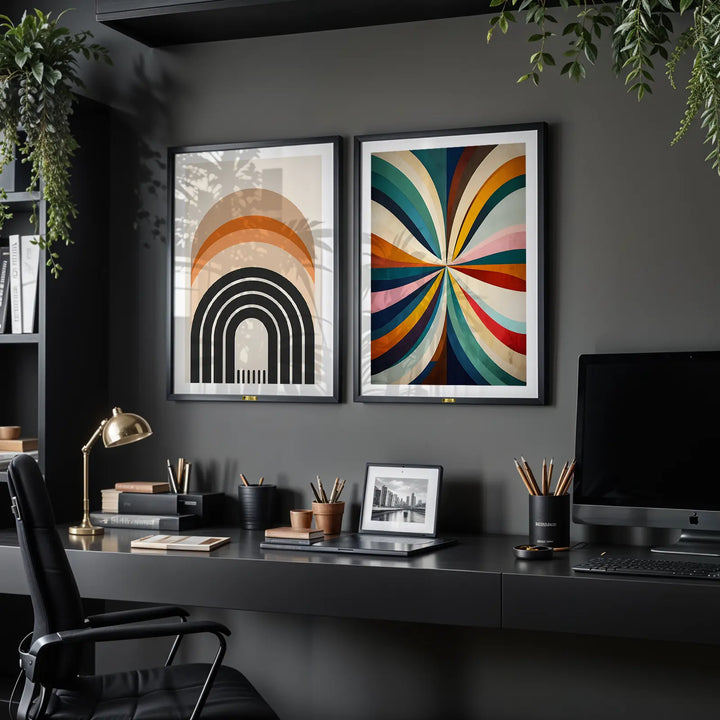 Wall - Set of 2 ( Modern Abstract )