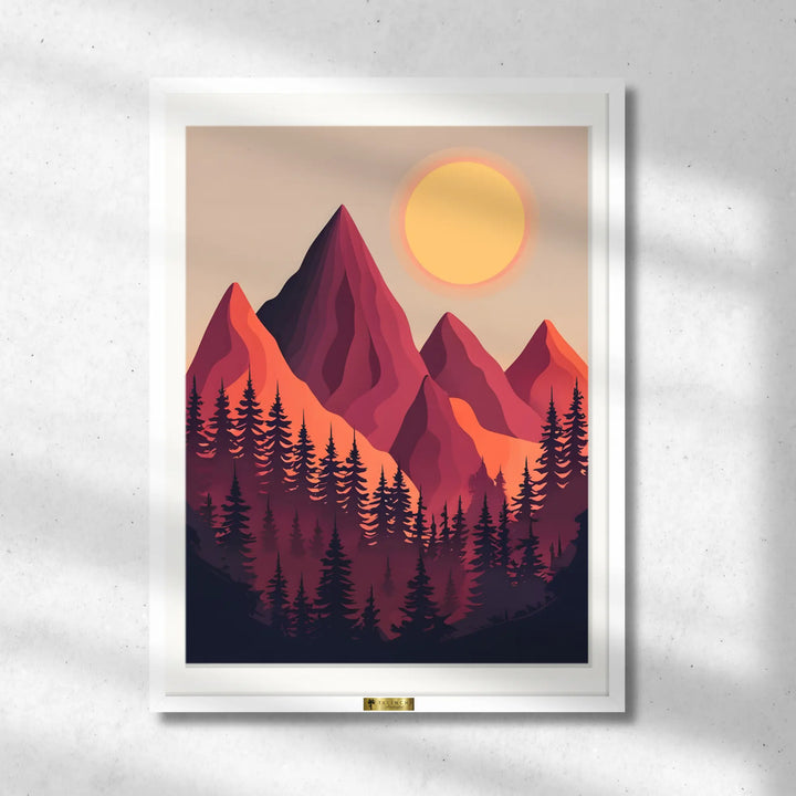 Sunrise Over Peaks