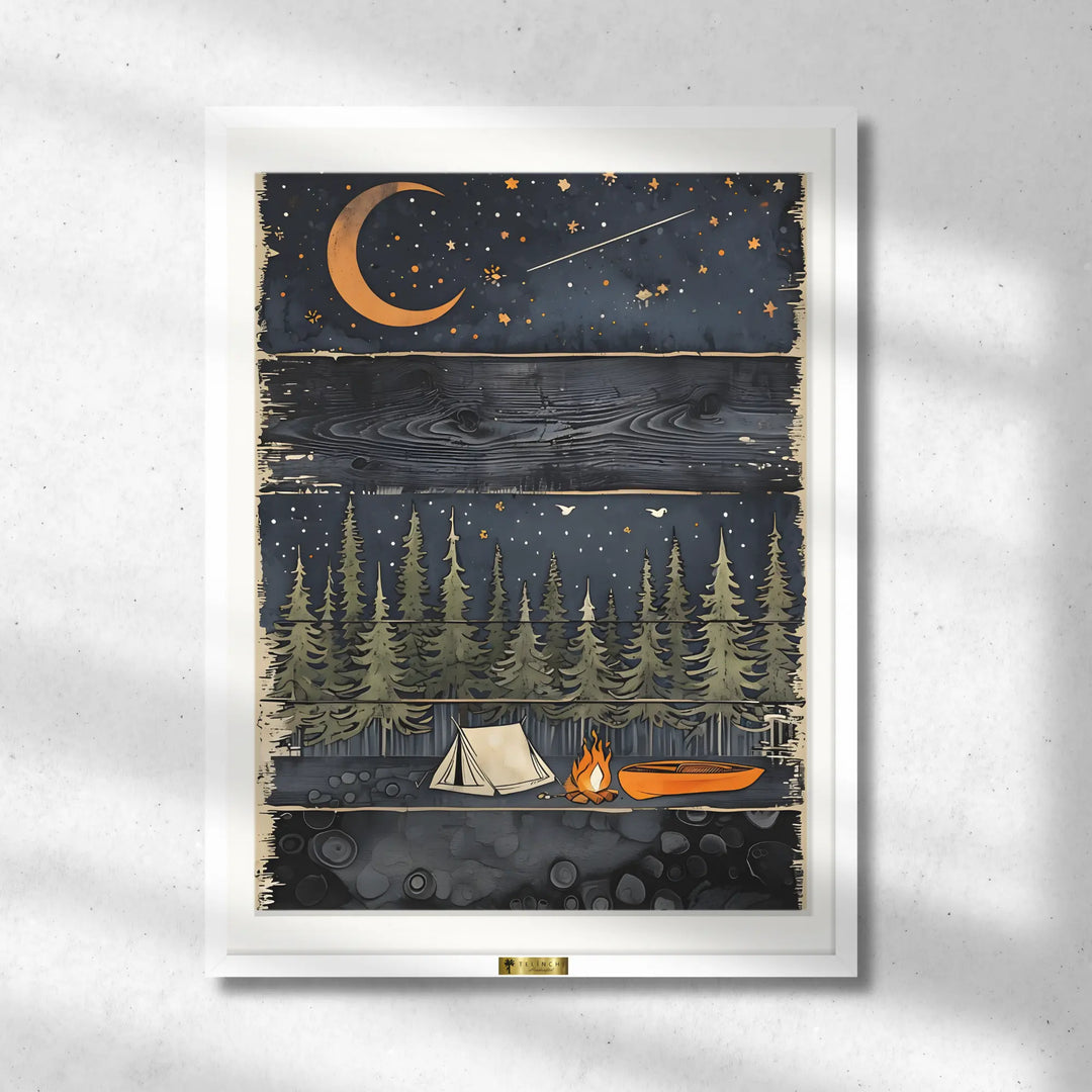 Starry Forest Night