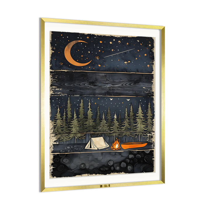 Starry Forest Night