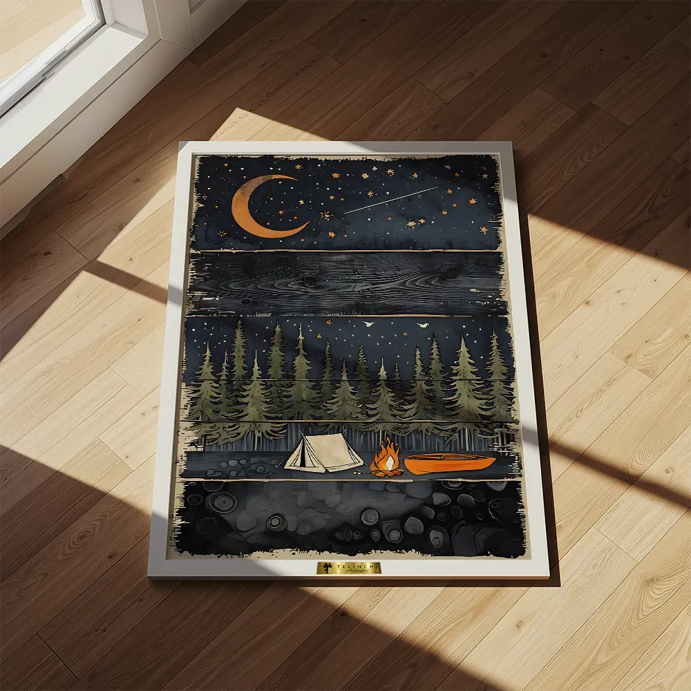 Starry Forest Night