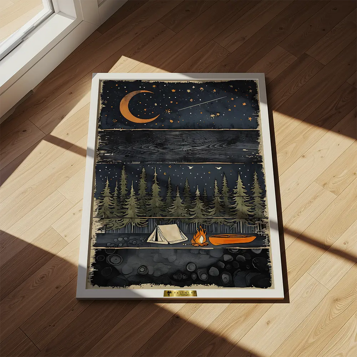 Starry Forest Night