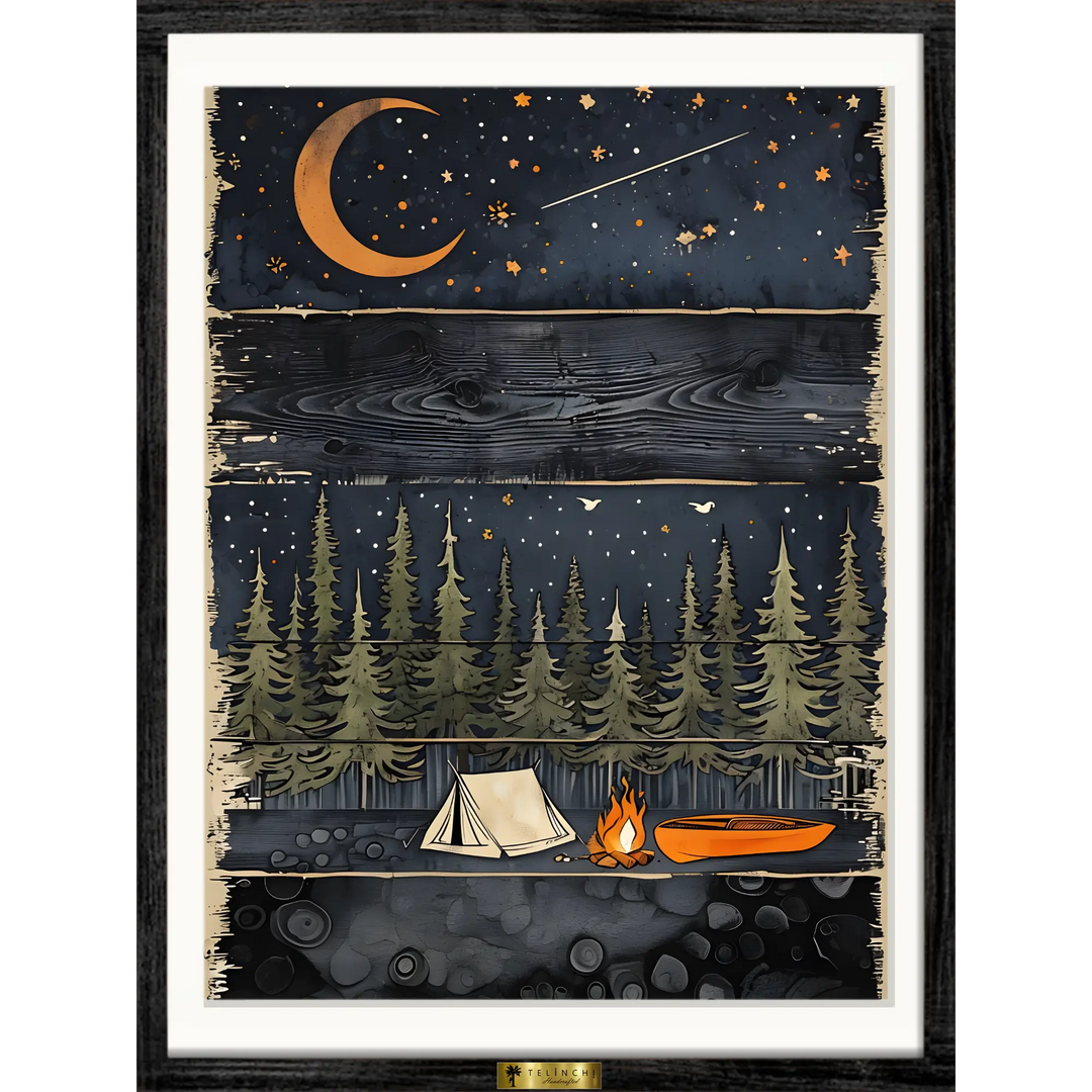 Starry Forest Night