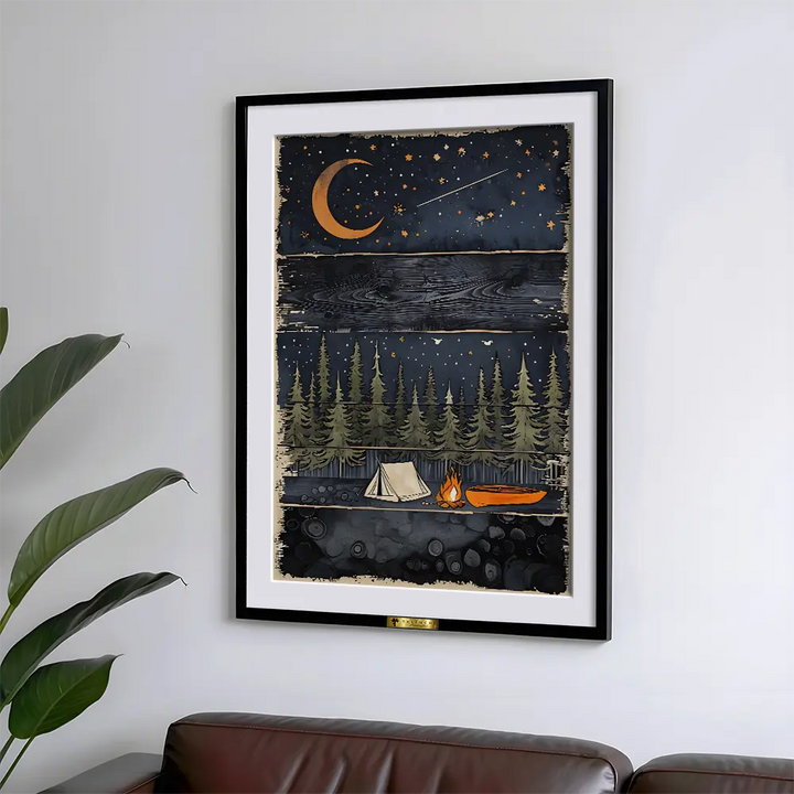 Starry Forest Night