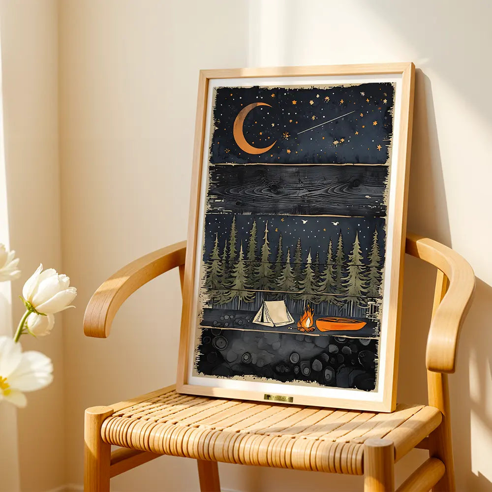 Starry Forest Night