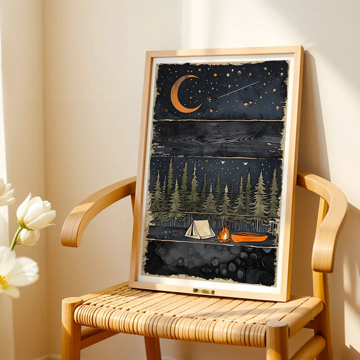 Starry Forest Night