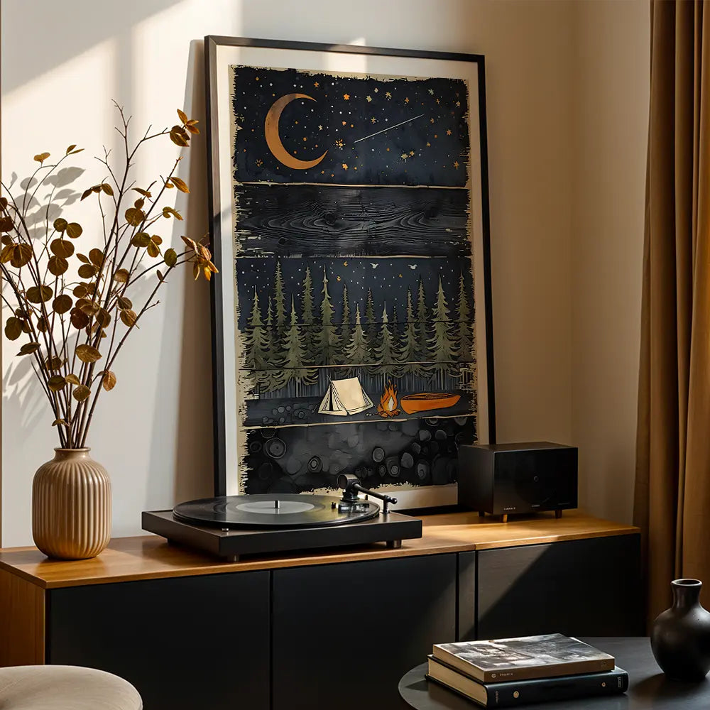 Starry Forest Night