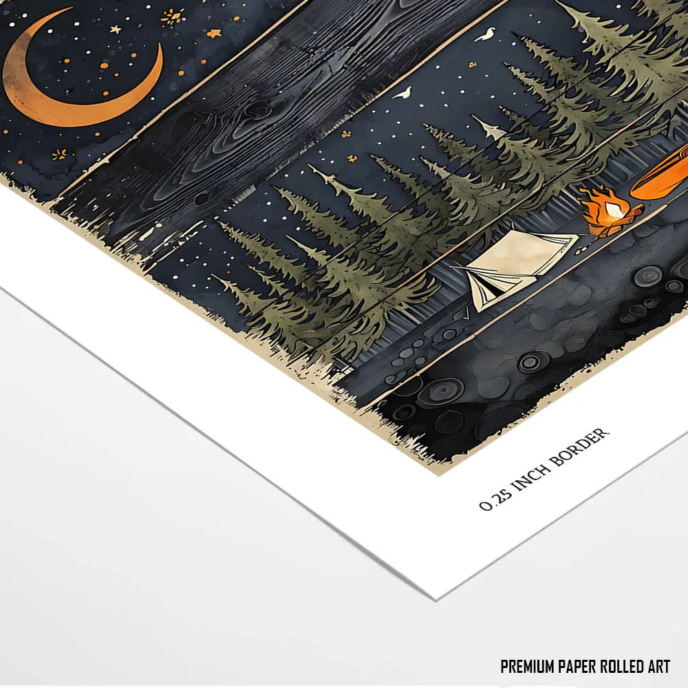 Starry Forest Night
