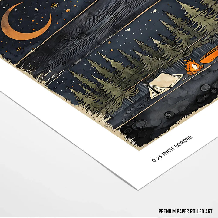 Starry Forest Night