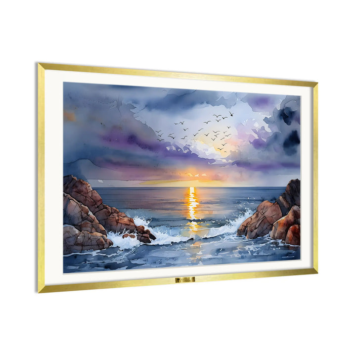 Watercolor Sunset