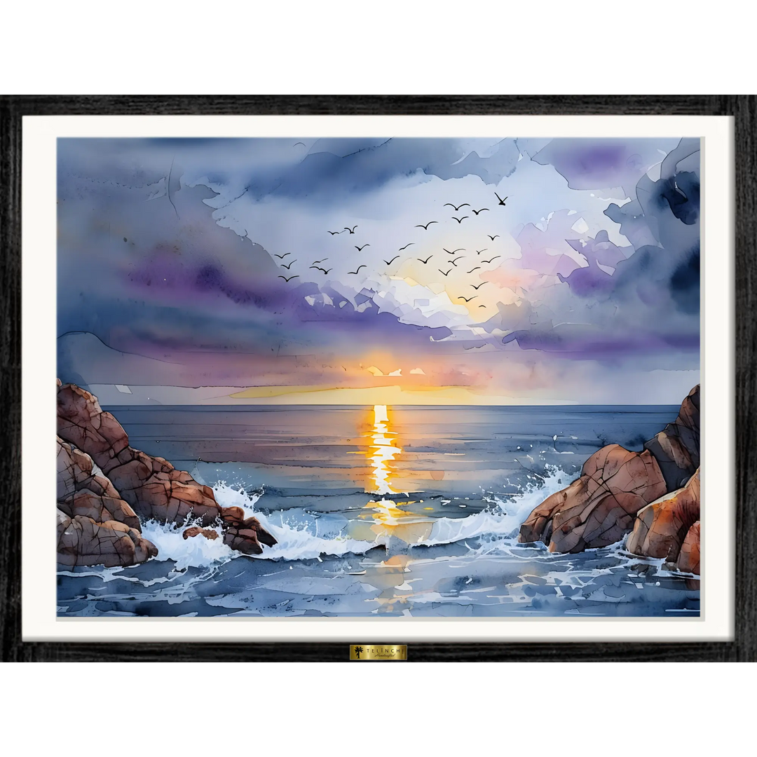 Watercolor Sunset