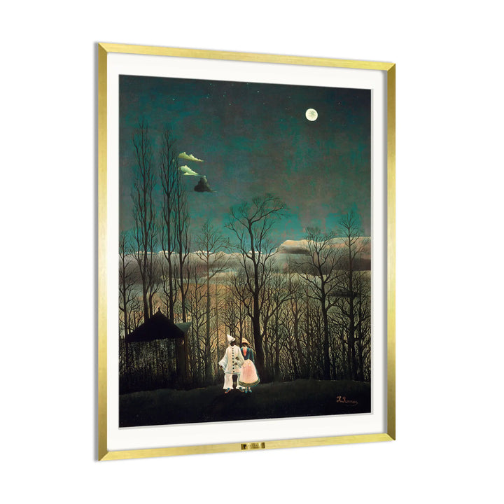 The Walk in Moonlight by Henri Rousseau
