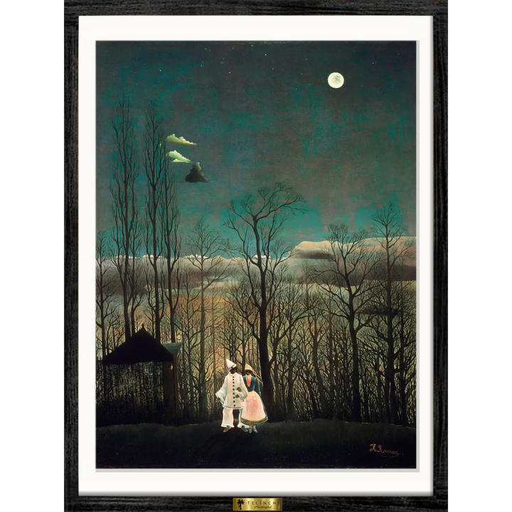 The Walk in Moonlight by Henri Rousseau
