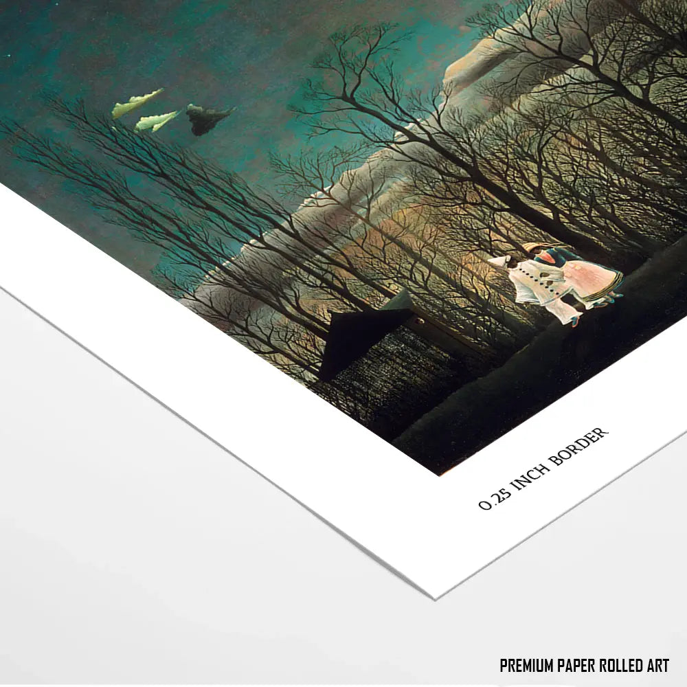 The Walk in Moonlight by Henri Rousseau