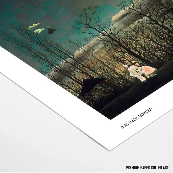 The Walk in Moonlight by Henri Rousseau