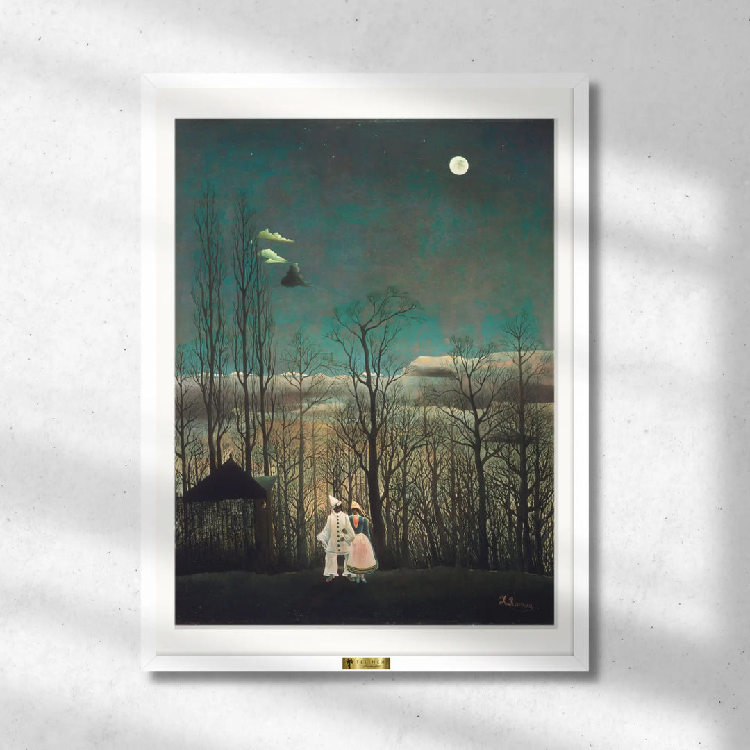 The Walk in Moonlight by Henri Rousseau
