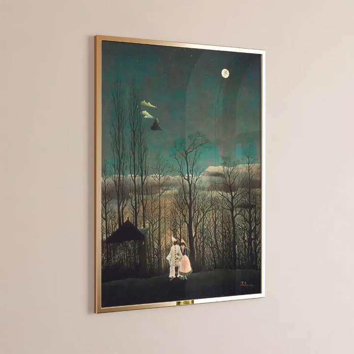 The Walk in Moonlight by Henri Rousseau