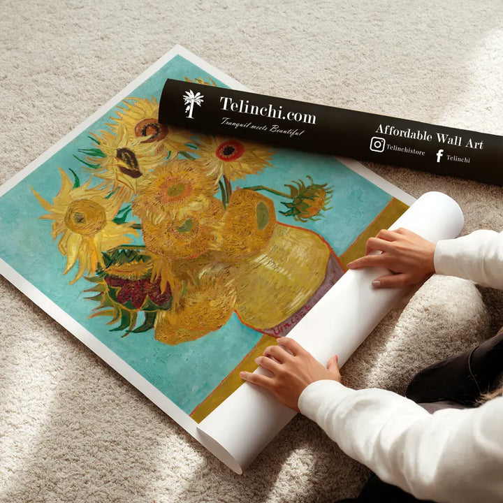 Golden Blooms By Vincent van Gogh