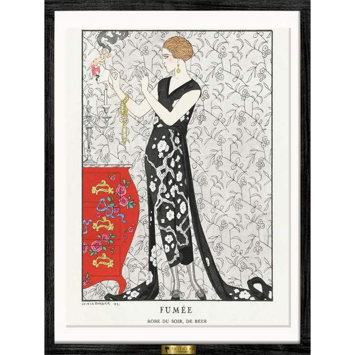 Fumée - Robe du Soir by Georges Barbier
