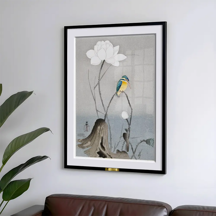 Kingfisher & Lotus