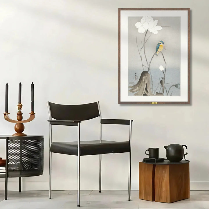 Kingfisher & Lotus