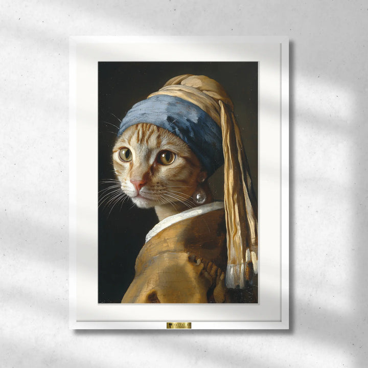 Feline with Pearl