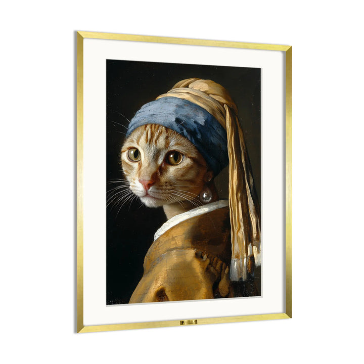 Feline with Pearl