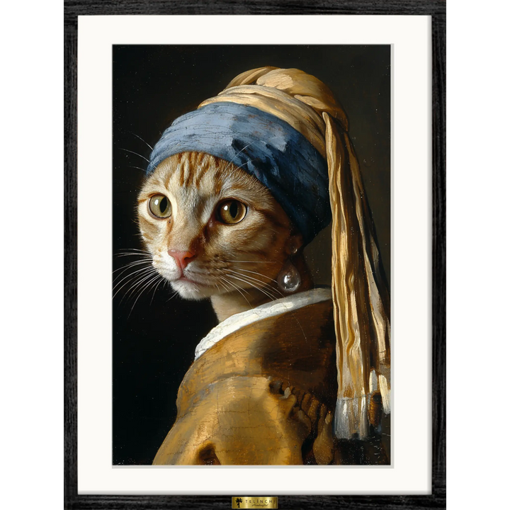 Feline with Pearl