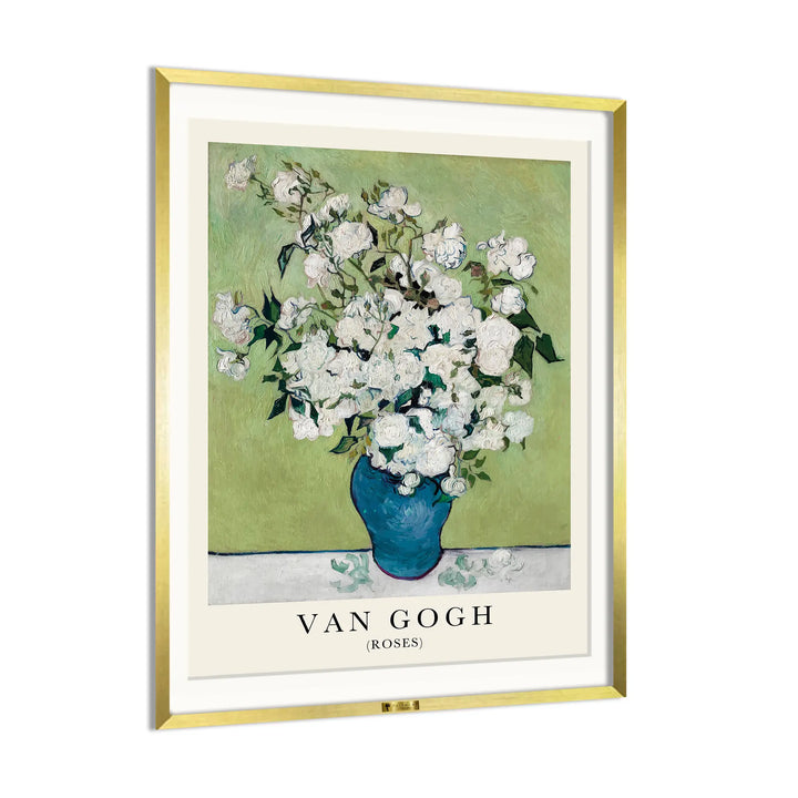 Roses in Bloom by Vincent van Gogh