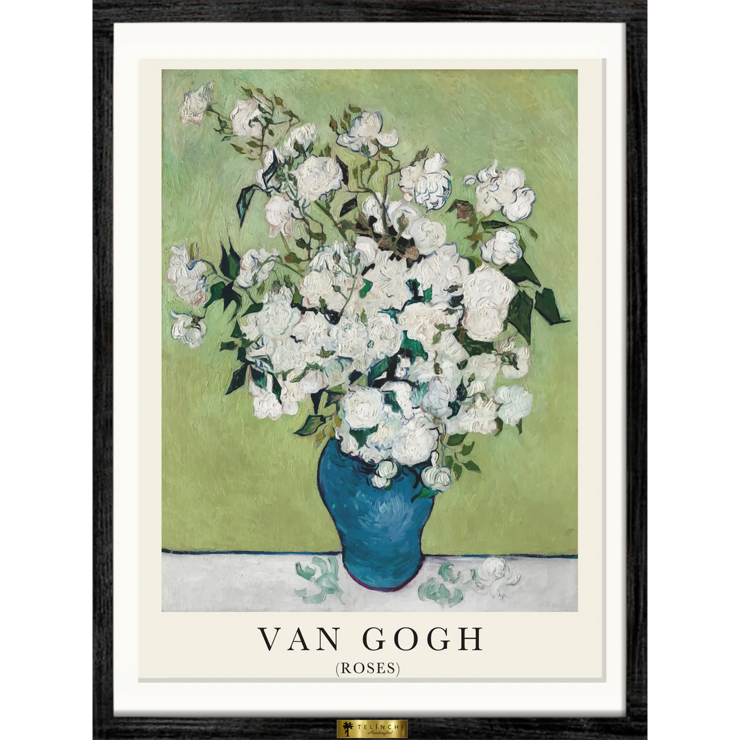 Roses in Bloom by Vincent van Gogh
