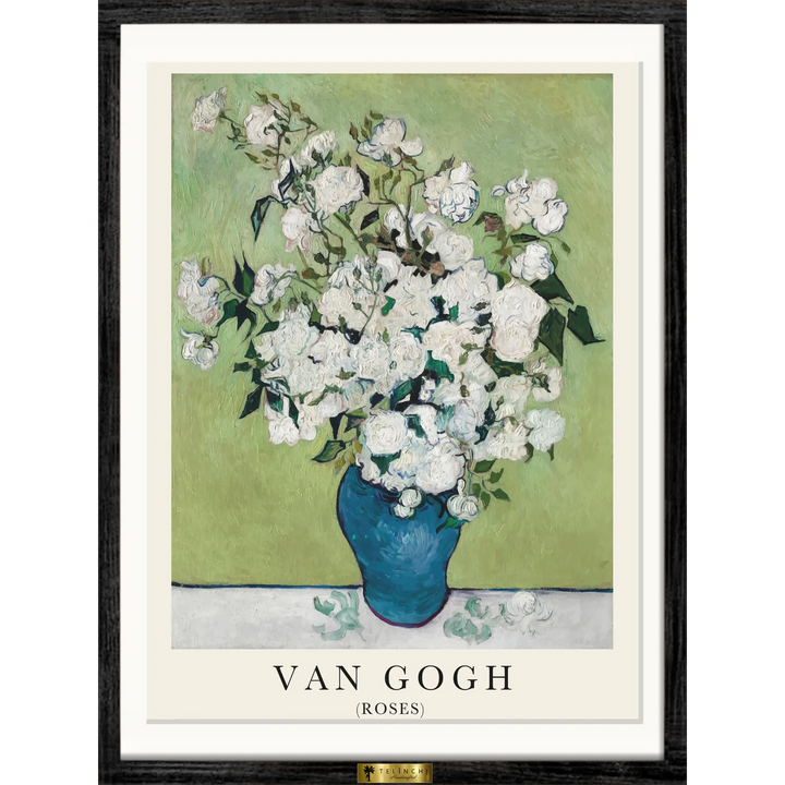 Roses in Bloom by Vincent van Gogh