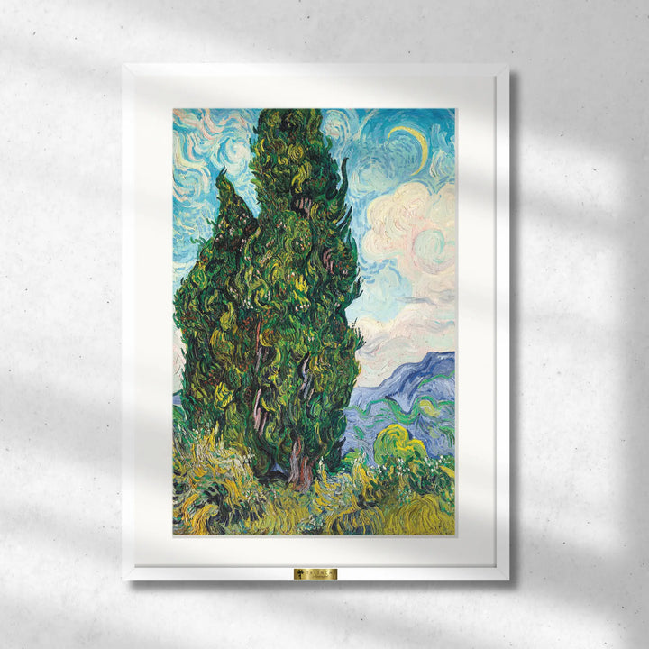 Cypress Trees by Vincent Van Gogh