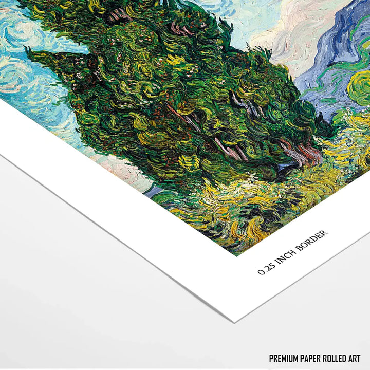 Cypress Trees by Vincent Van Gogh