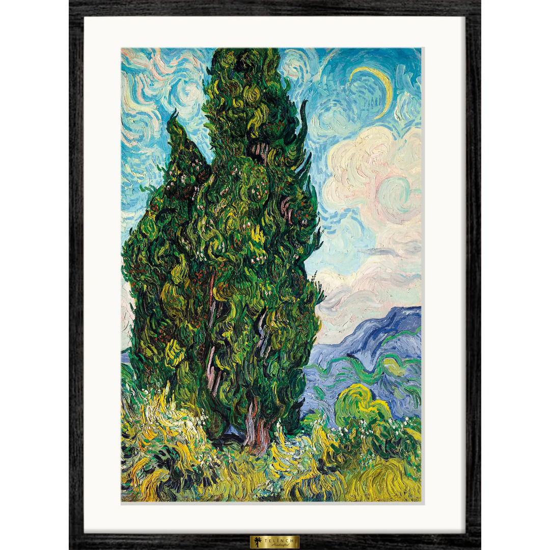 Cypress Trees by Vincent Van Gogh