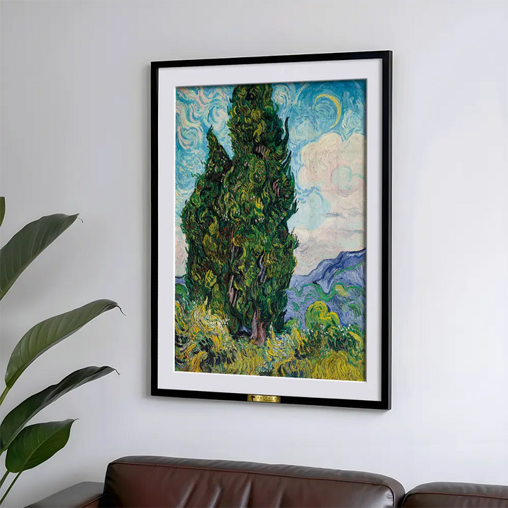 Cypress Trees by Vincent Van Gogh