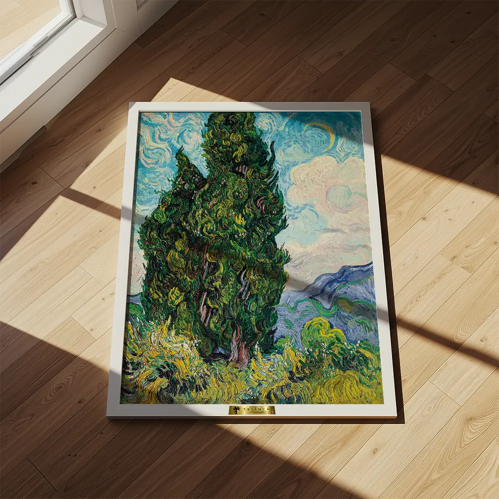 Cypress Trees by Vincent Van Gogh