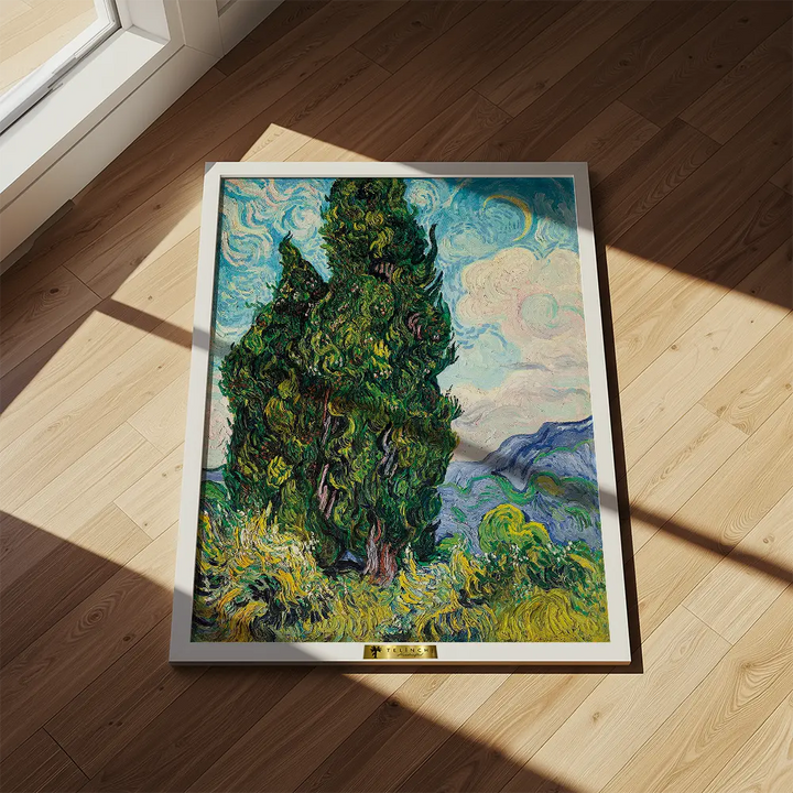 Cypress Trees by Vincent Van Gogh