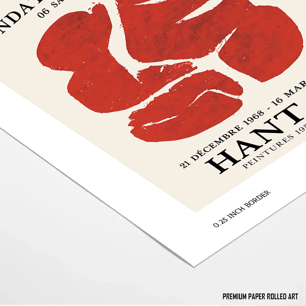 Red Abstract by Simon Hantaï