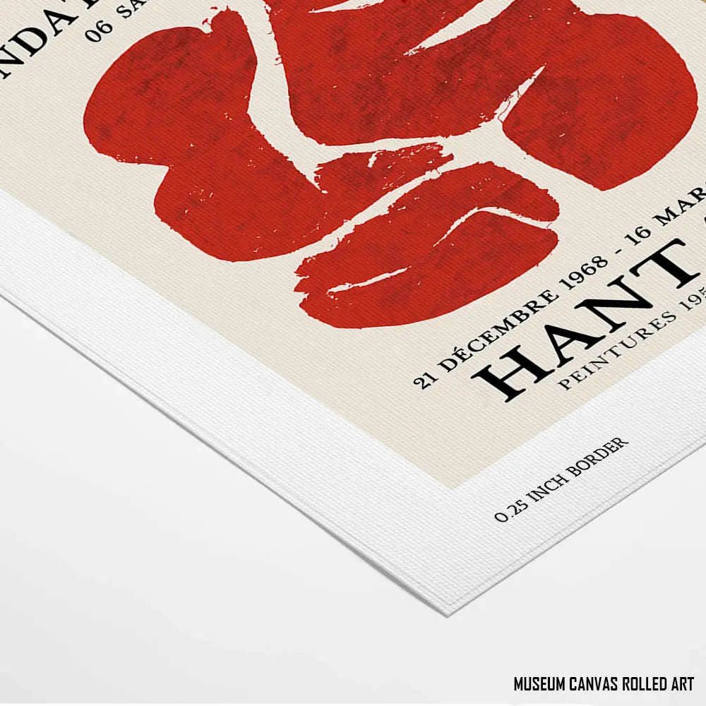 Red Abstract by Simon Hantaï