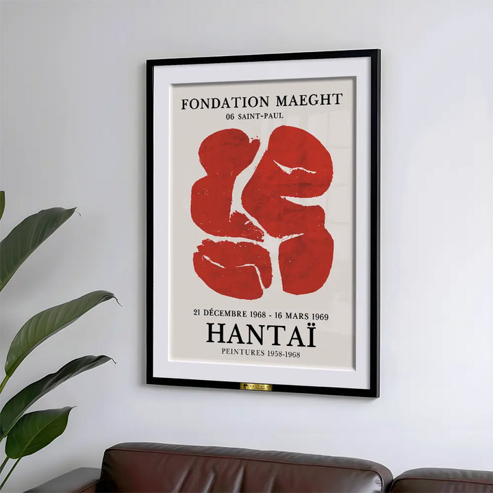 Red Abstract by Simon Hantaï