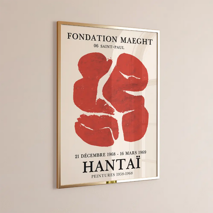 Red Abstract by Simon Hantaï