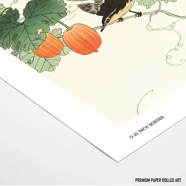 Bird and Gourds by Ohara Koson - Telinchi