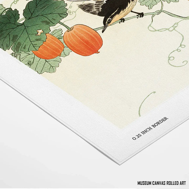 Bird and Gourds by Ohara Koson - Telinchi