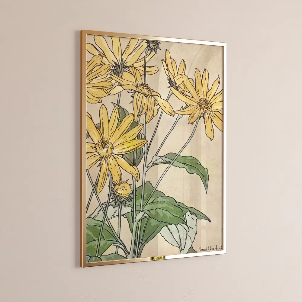 Yellow Flowers by Hannah B. Overbeck