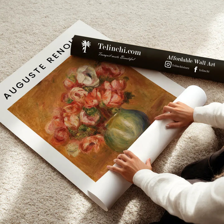 Anemones by Auguste Renoir