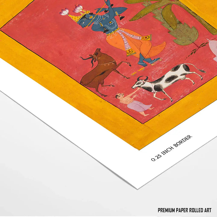 Lord Krishna Playing the Flute