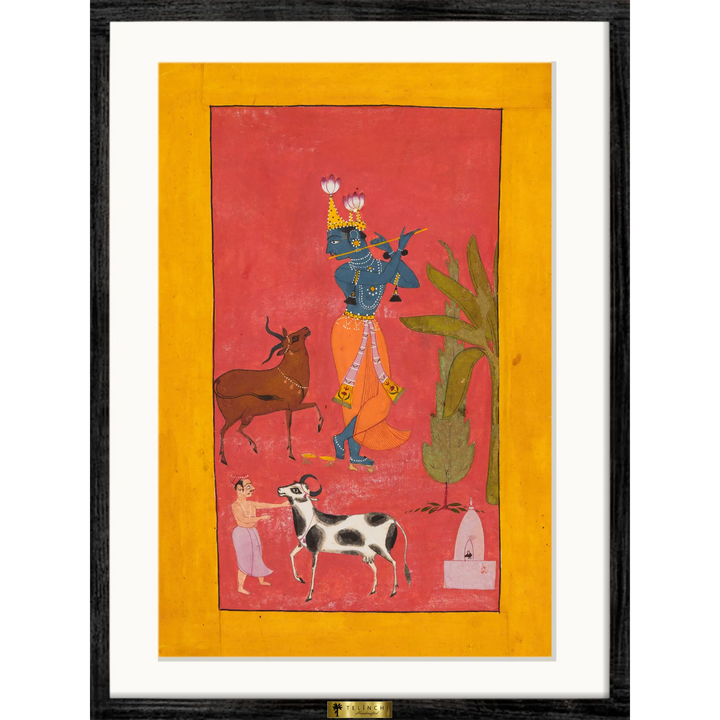 Lord Krishna Playing the Flute
